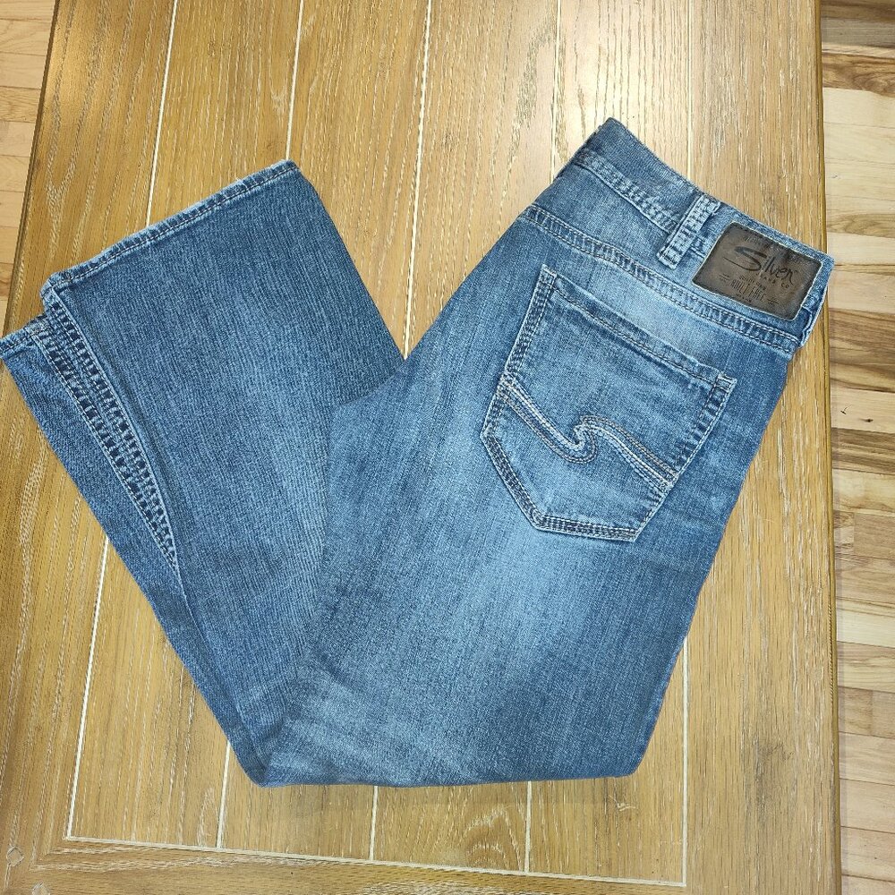 Men's Silver Jeans Zac